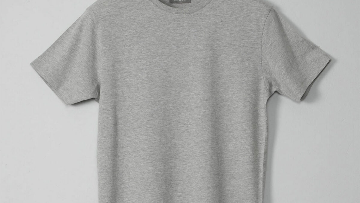 grey marl T shirt front 1400