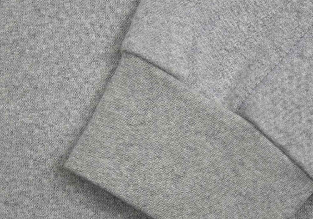 grey sweatshirt dress cuff