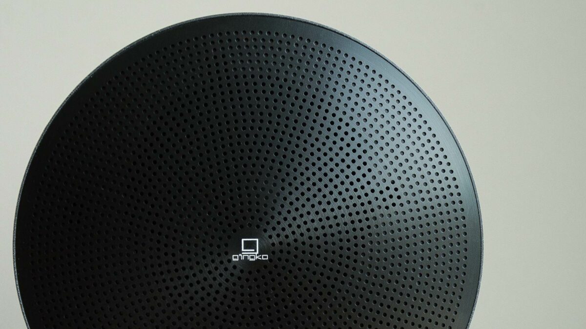 a close-up view of the halo bluetooth speaker