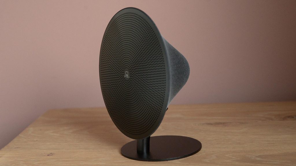 halo bluetooth speaker from the side