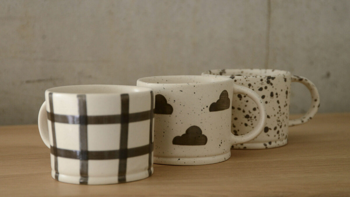 Stoneware Mugs - 3 Patterns - Image 8