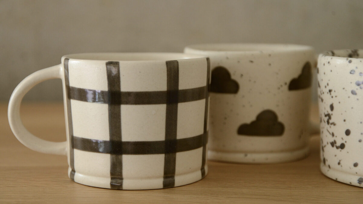 Stoneware Mugs - 3 Patterns - Image 4