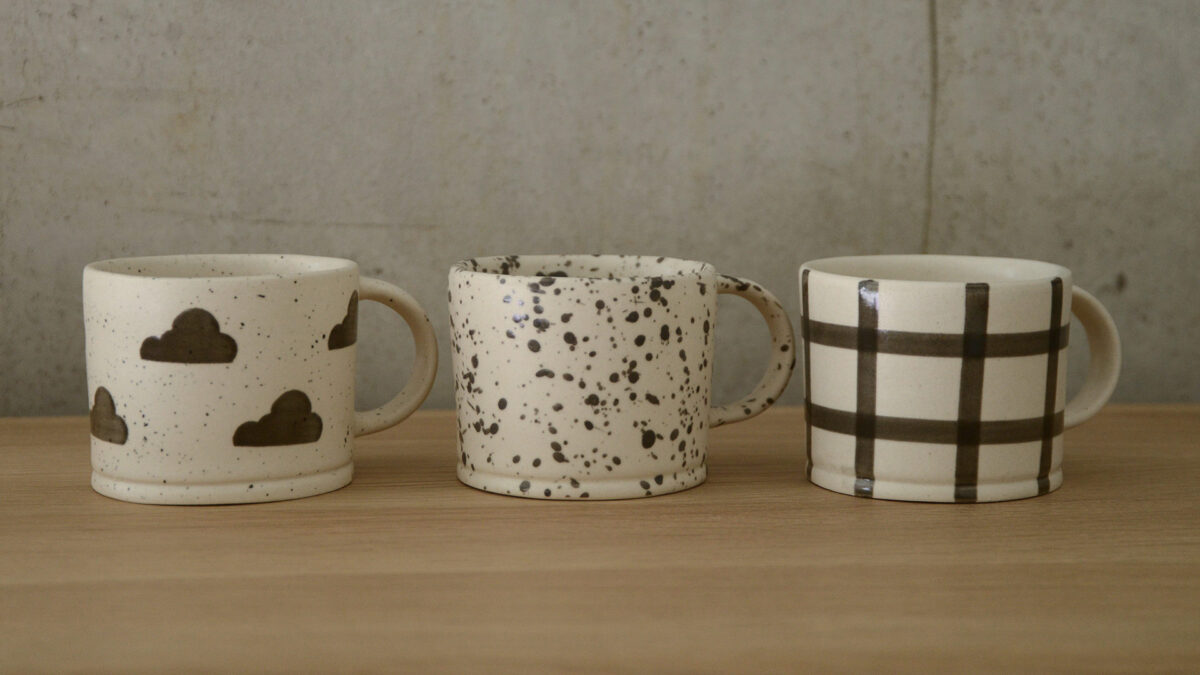 Stoneware Mugs - 3 Patterns