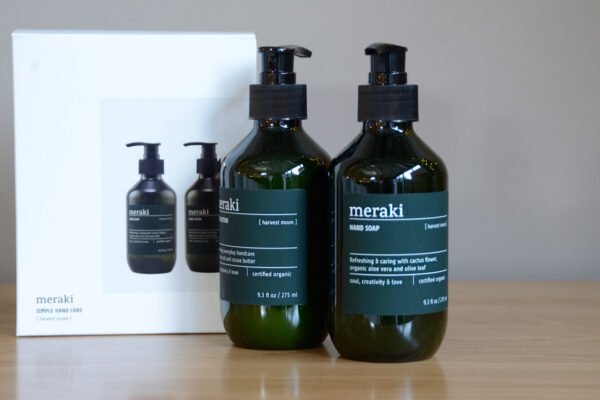 meraki organic hand wash and hand lotion set