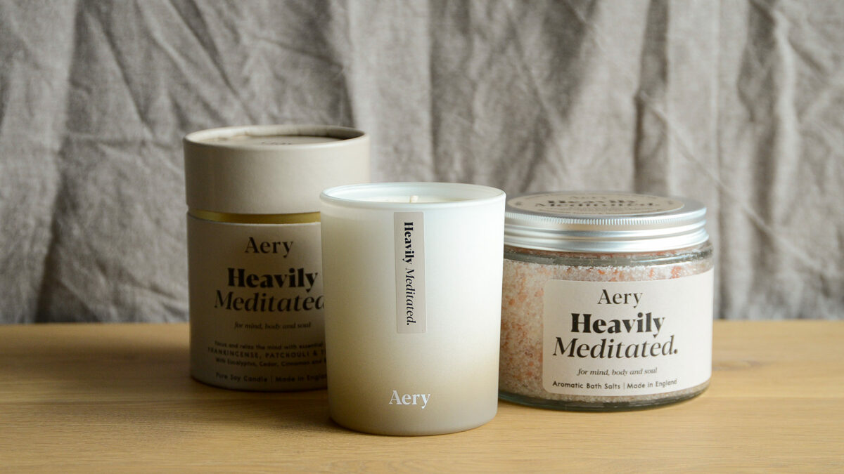 heavily medicated candle salt diffuser set