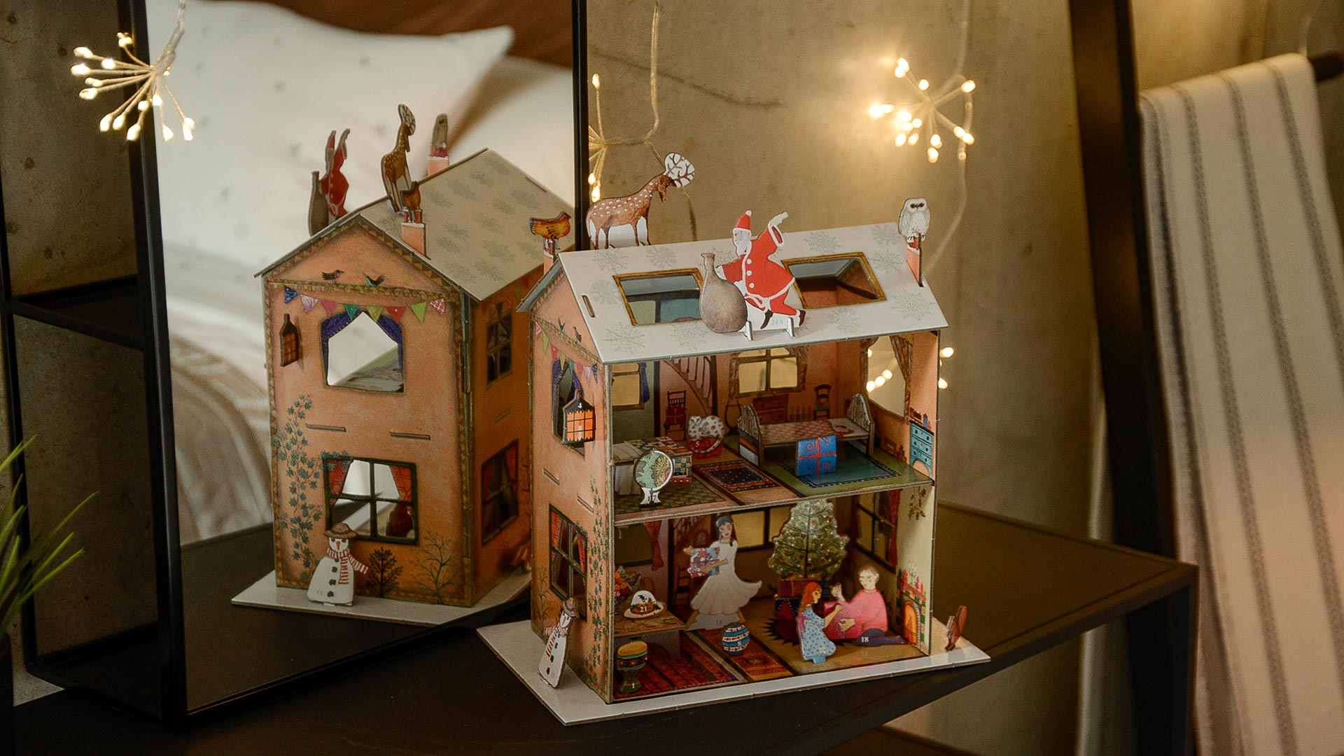 3D Advent Calendar House Natural Bed Company