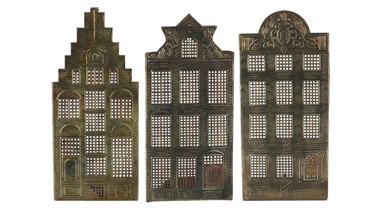 house shape candle holders