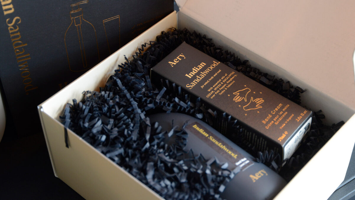 indian sandalwood hand care set