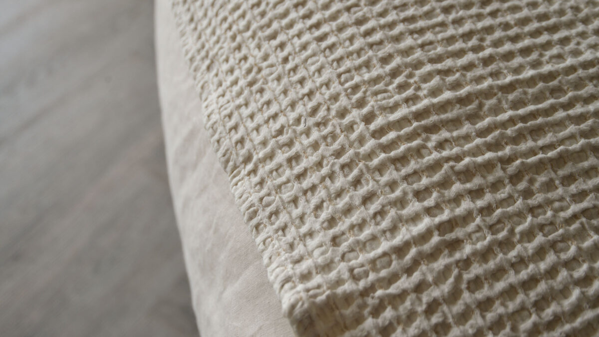Pale Cotton Waffle Bedspreads - Image 13