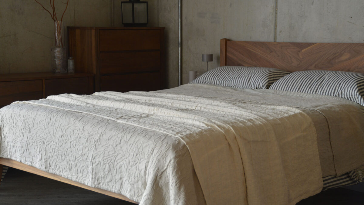 Textured Stripe Pure Cotton Bedspreads - Image 12