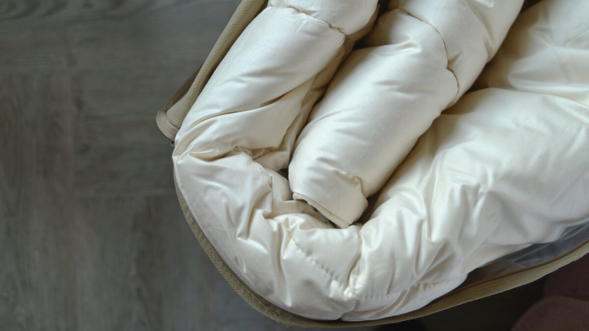 kapok and cotton filled duvet
