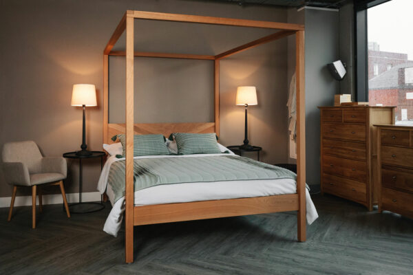 kelham 4 poster bed in cherry 1920