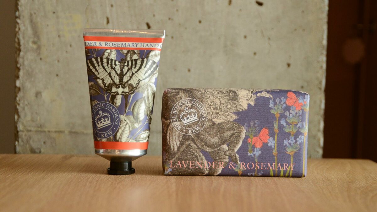 kew gardens hand care set lavender and rosemary set