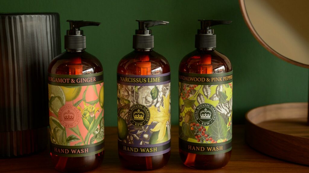 Kew gardens luxury scented liquid soaps