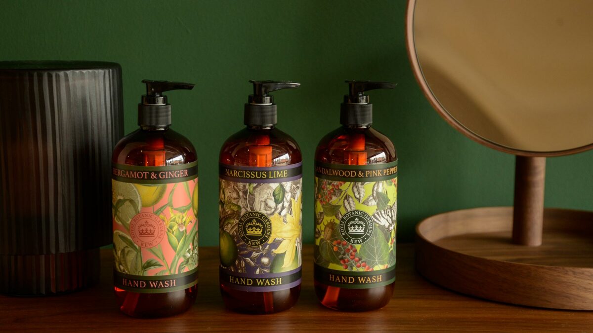 Kew gardens luxury scented liquid soaps