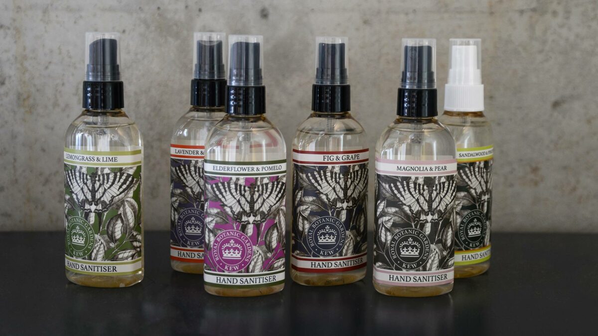 kew gardens sanitiser collection