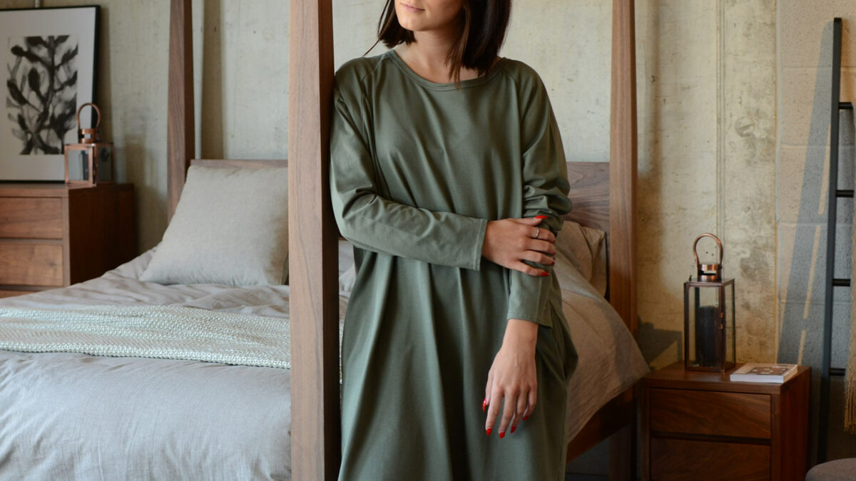 khaki-lounge-wear-slouch-dress