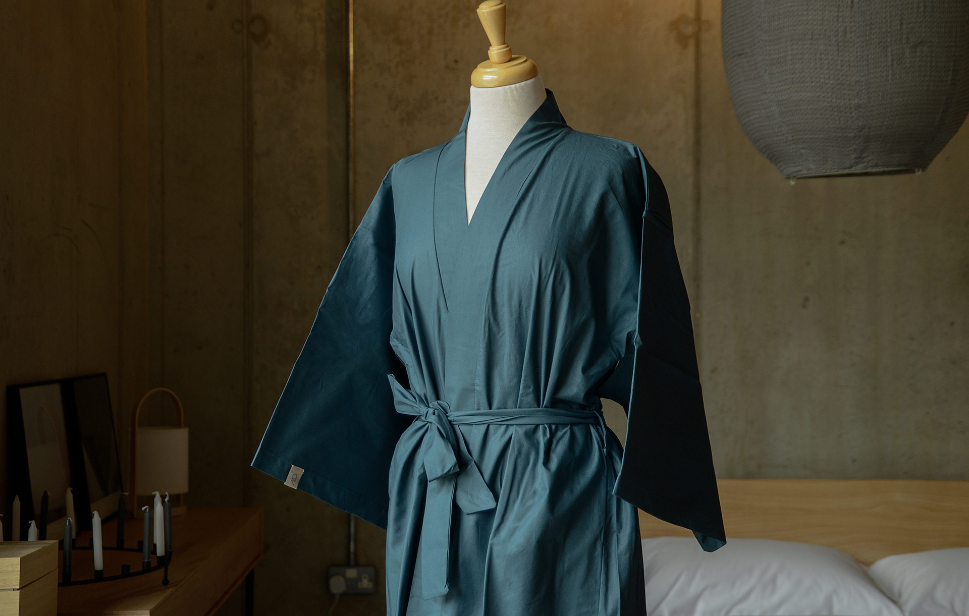 Plain kimono robe deals