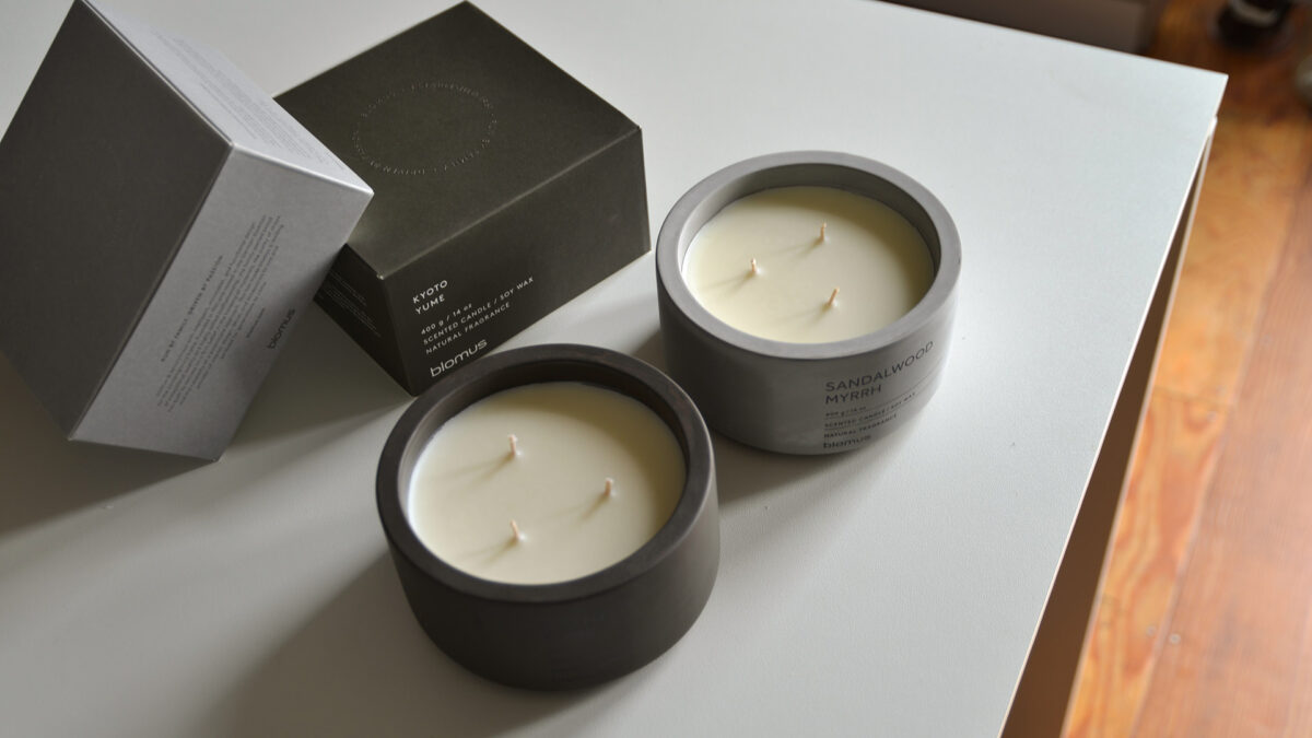 large 3 wick scented candles