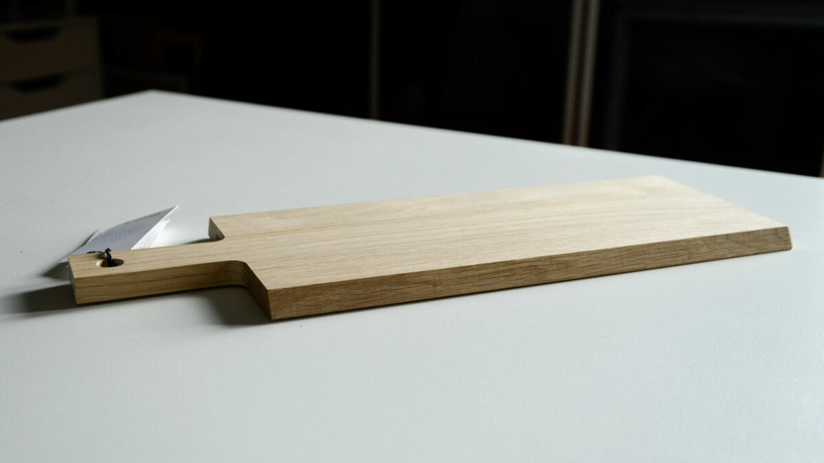 large oak cheese serving board