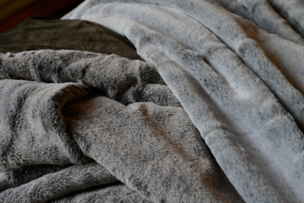 softest large luxury faux fur bedspreads in various colours