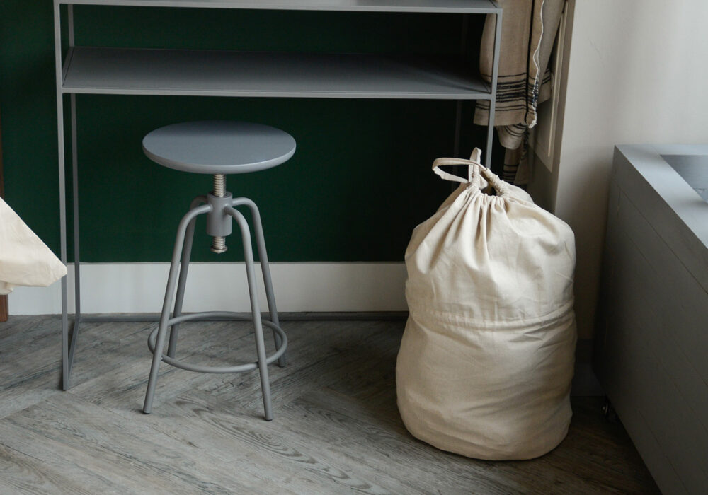 Fabric Laundry Bag Bed & Bath Natural Bed Company