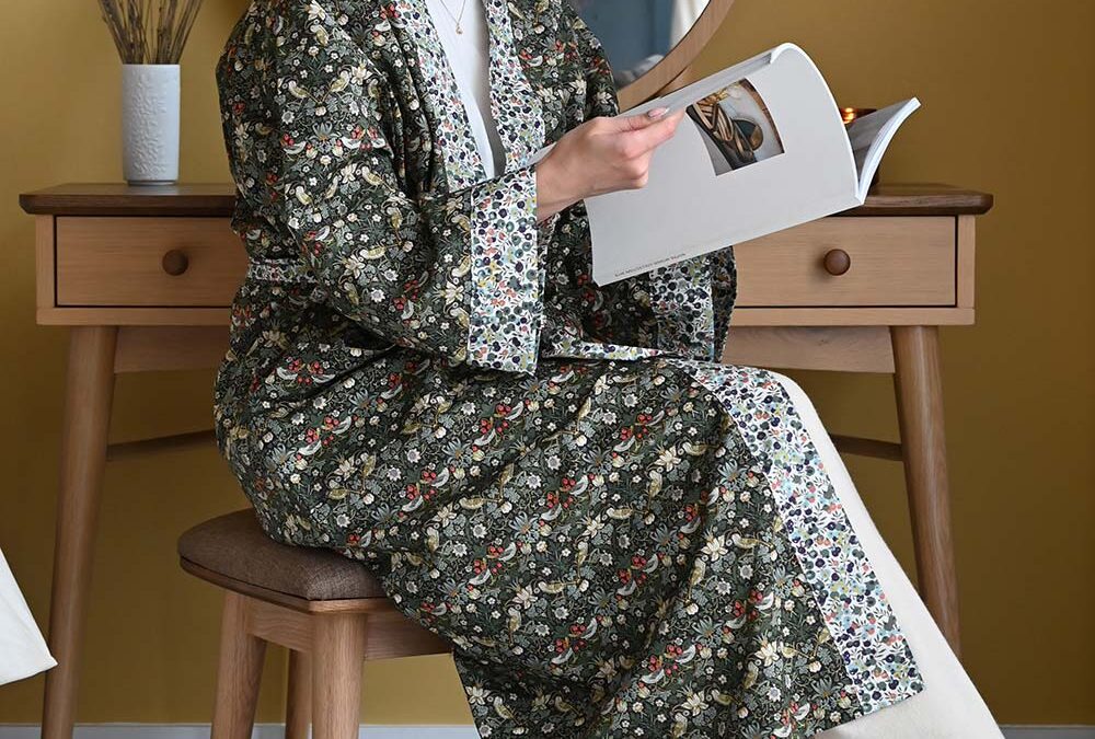 Luxury Patterned Kimonos in Liberty Fabrics - 3 Colours - Image 12