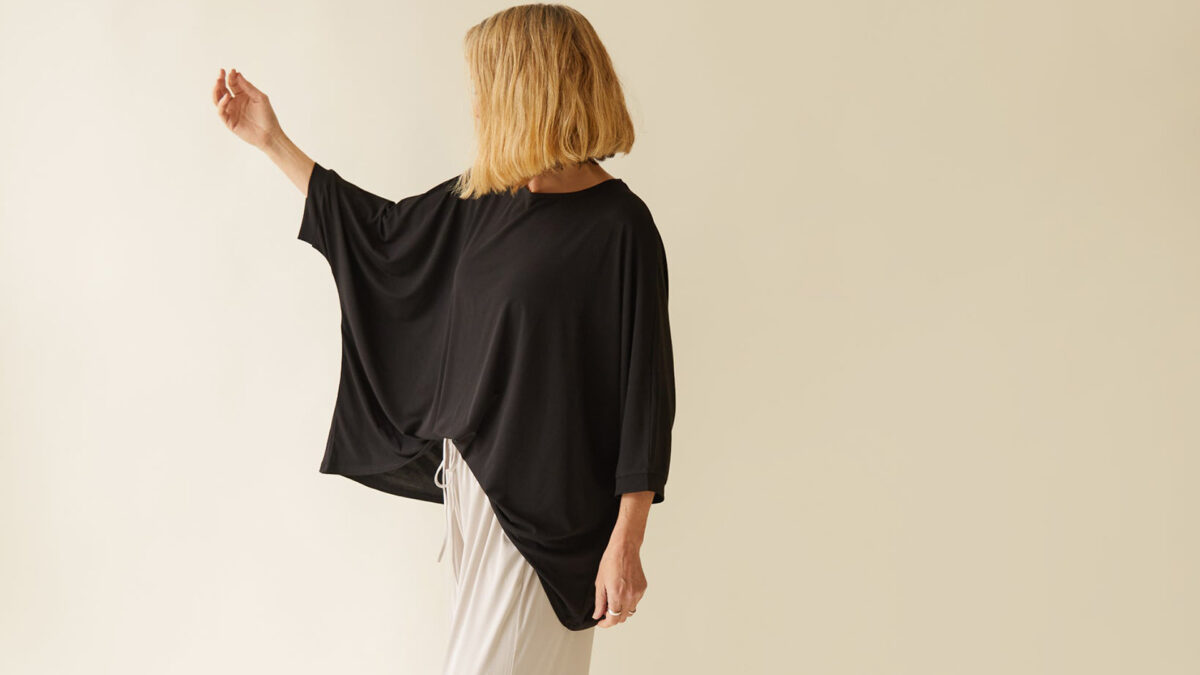 light loungewear top black