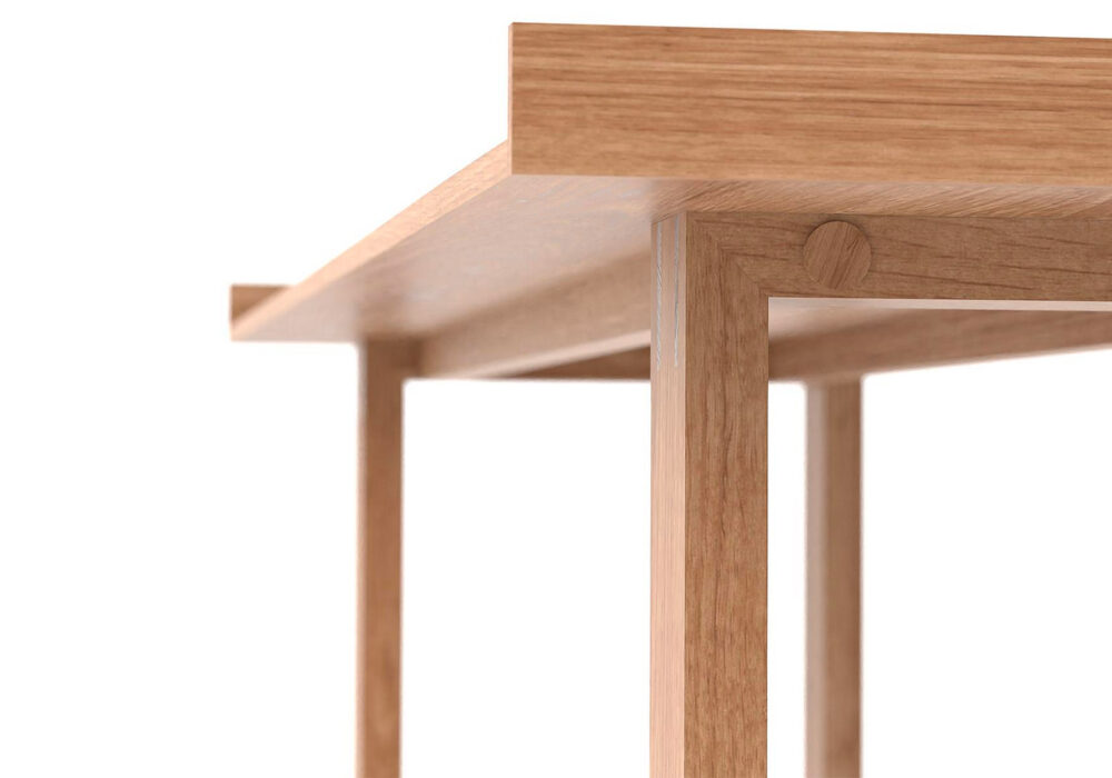 Light Oak Writing Table Oak Console Natural Bed Company