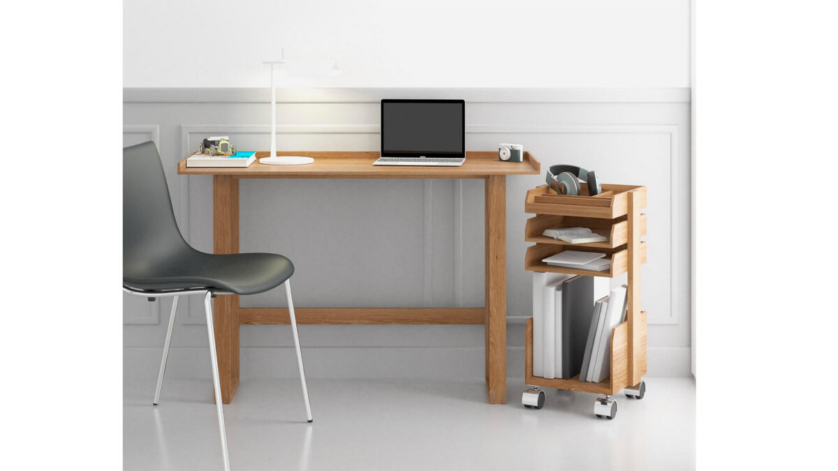 light oak desk