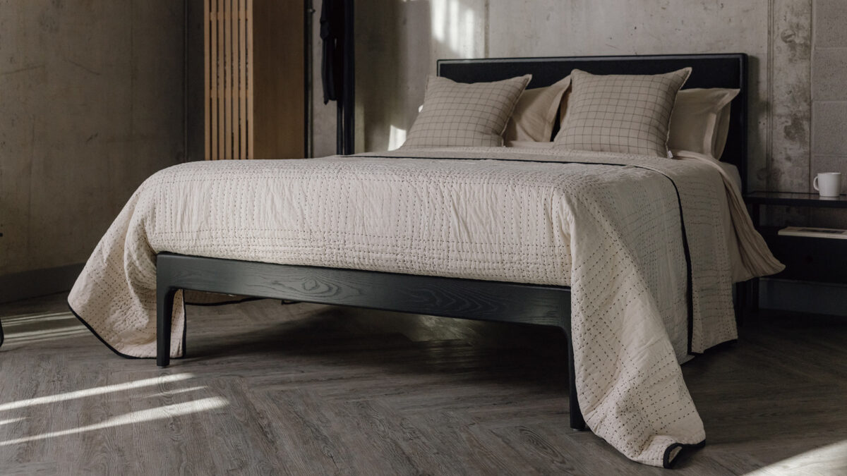 Contrast Stitch Bedspread