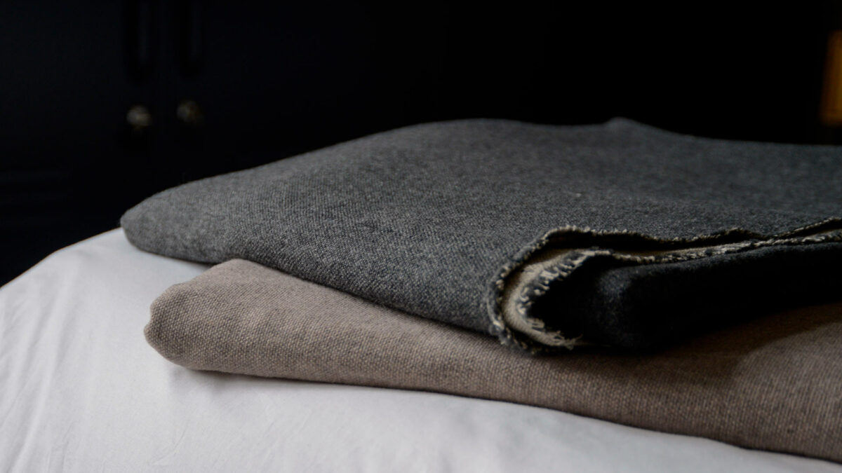 luxury linen and merino throws