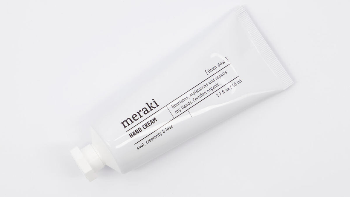 Certified Organic perfume-free moisturising hand cream by meraki