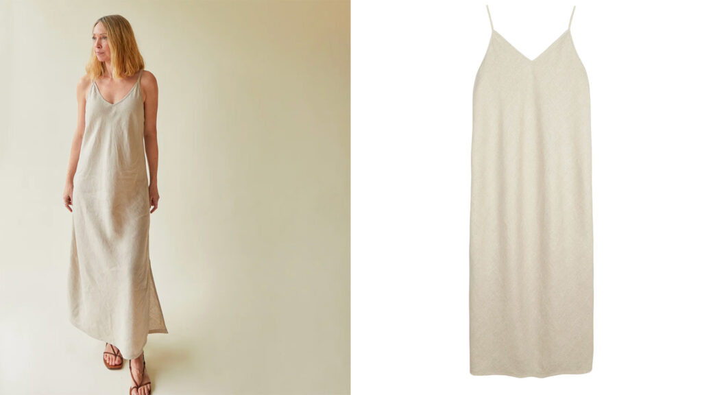 linen slip dress 1920