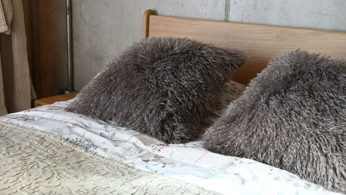Deep Pile Faux Fur Cushions - 3 Colours - Image 6