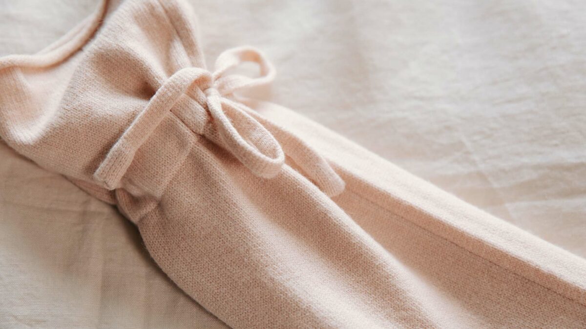 long hot water bottle detail blush pink