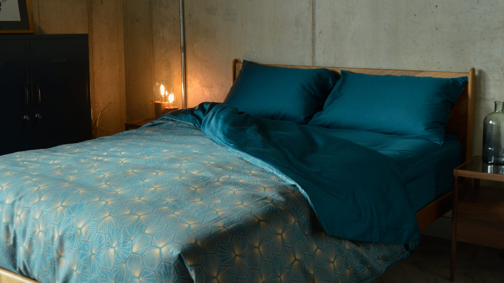 Hexagon - Luxury Dark Teal Bedding