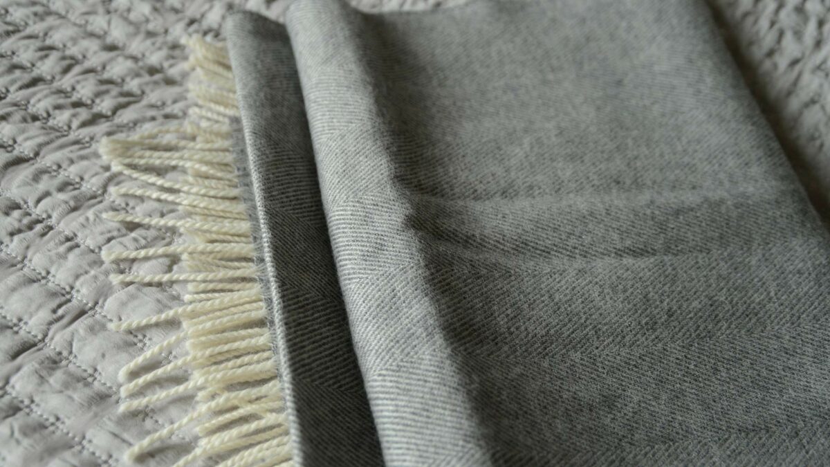 luxury merino lambswool bed runner