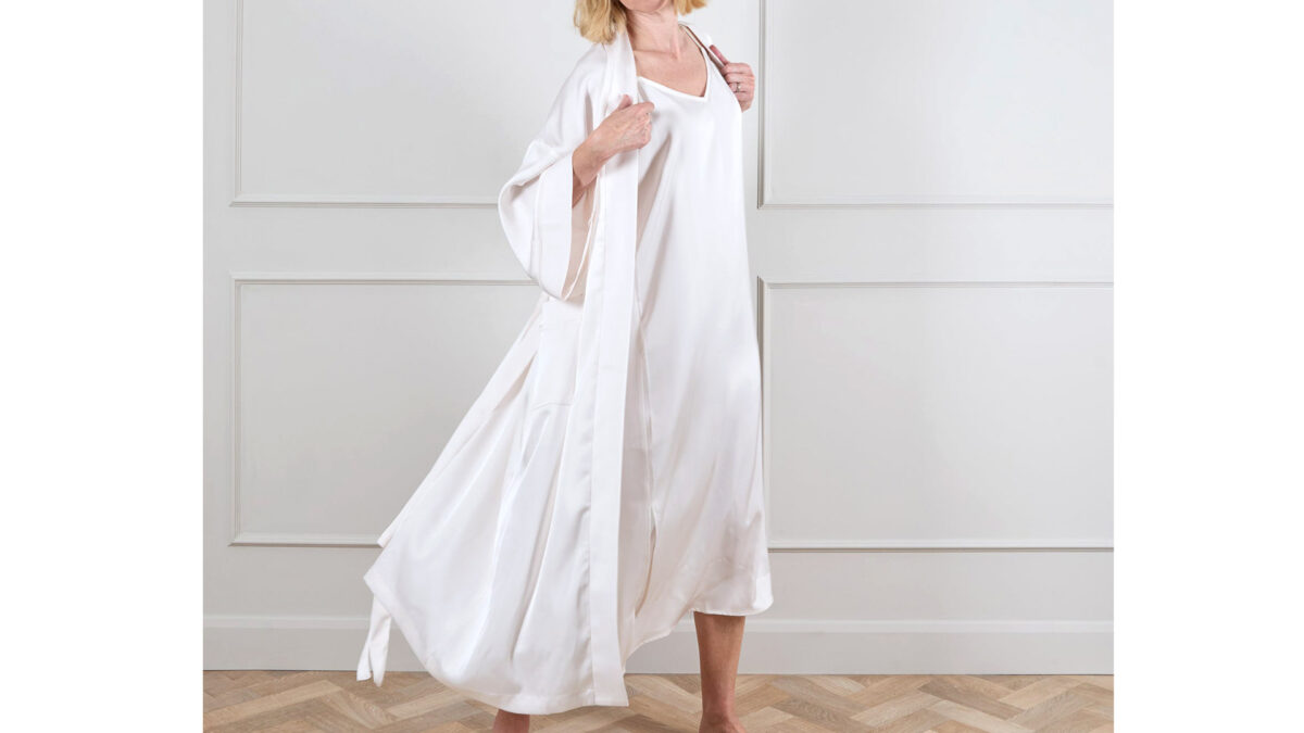luxury satin feel robe