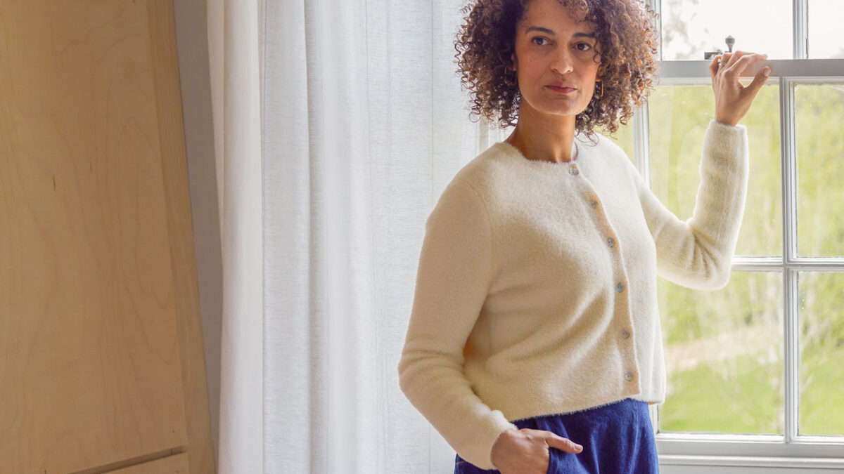 luxury soft cream cardigan