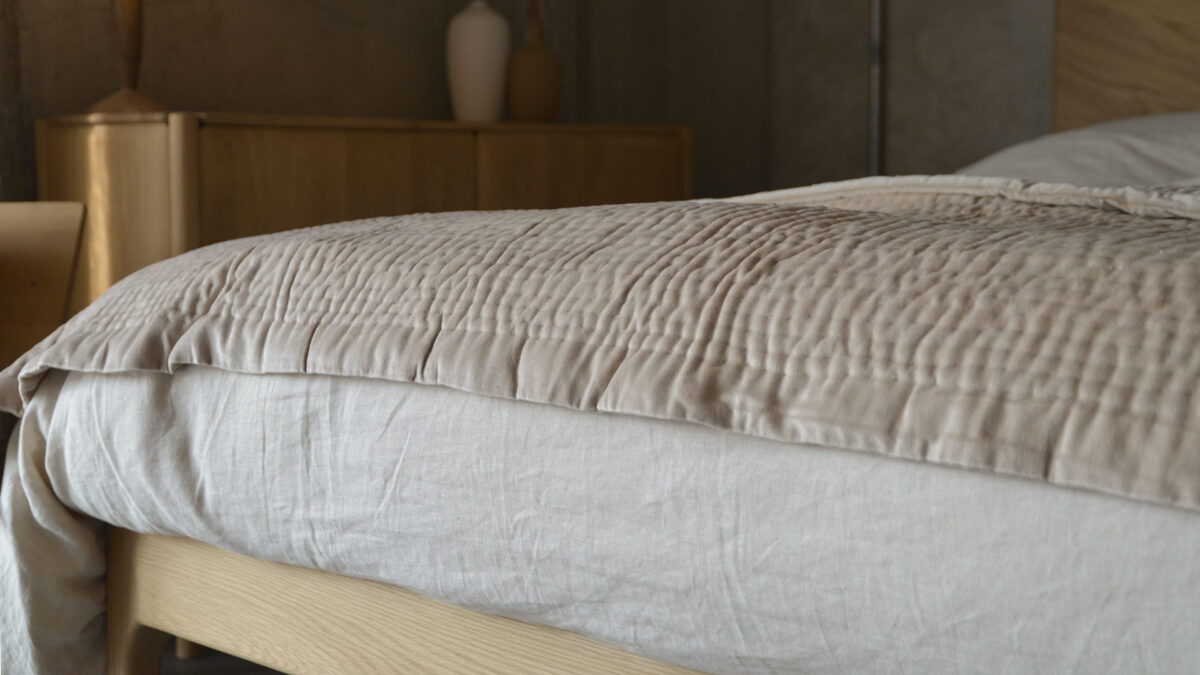 Stitched Velvet Bedspreads - 3 Colours - Image 7