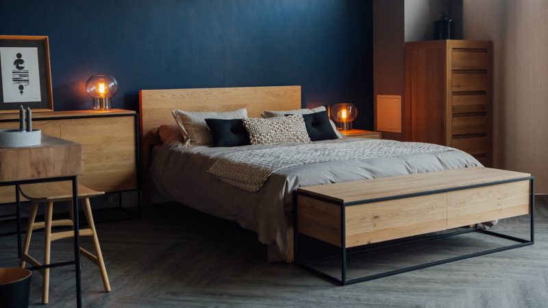 malabar bed with ethnicraft furniture