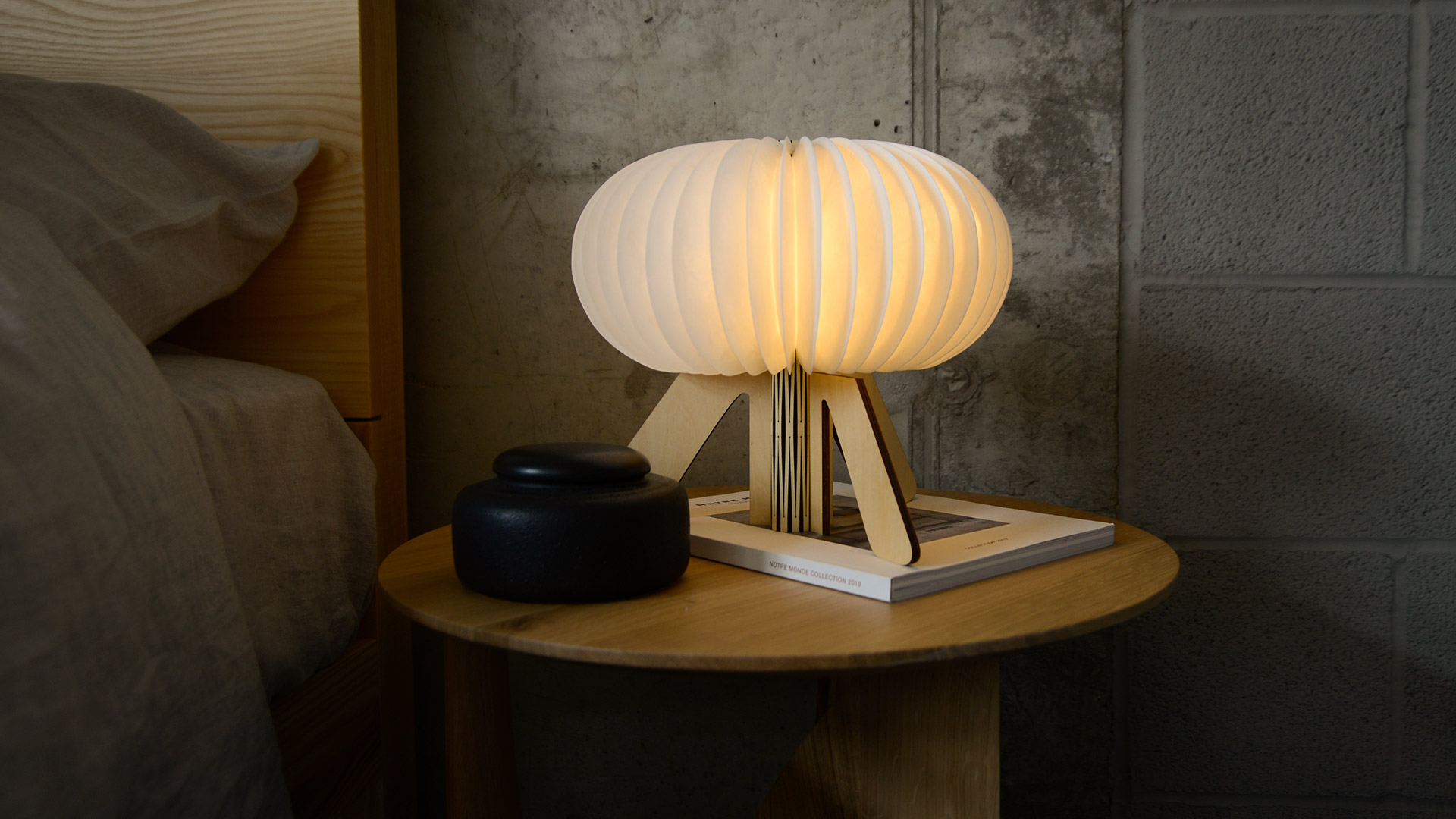 Maple Lamp Bedside Lights Natural Bed Company