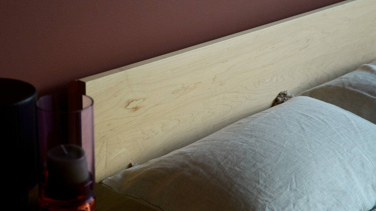 maple malabar close up headboard