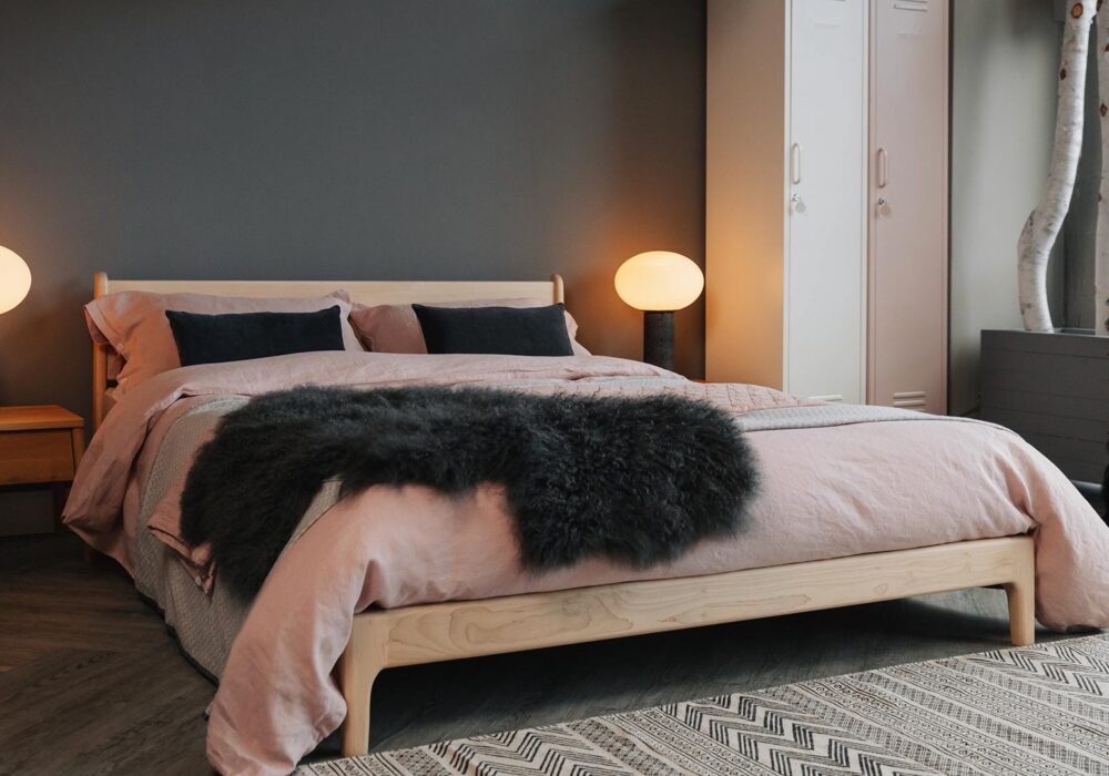 Pink Pure Linen Bedding Bedding Natural Bed Company