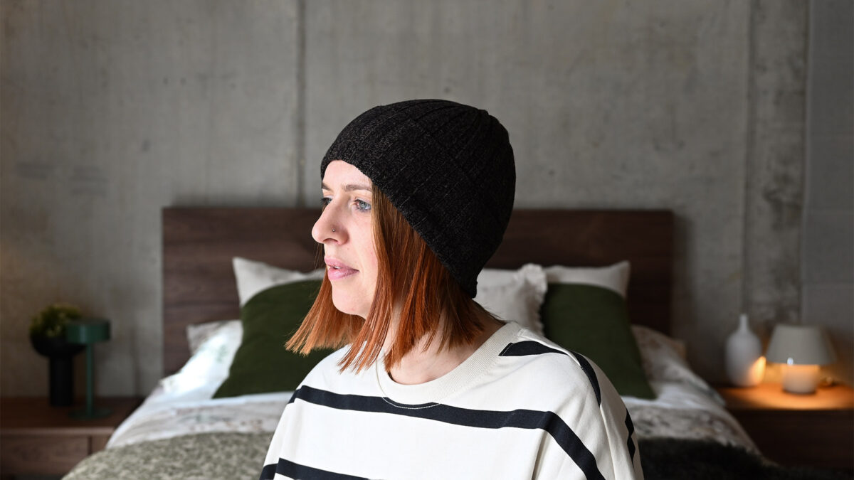 Melange Cashmere Cable Knit Hats - 3 Colours - Image 2