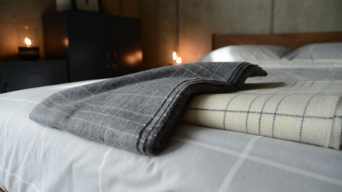 contemporary merino lambswool throws