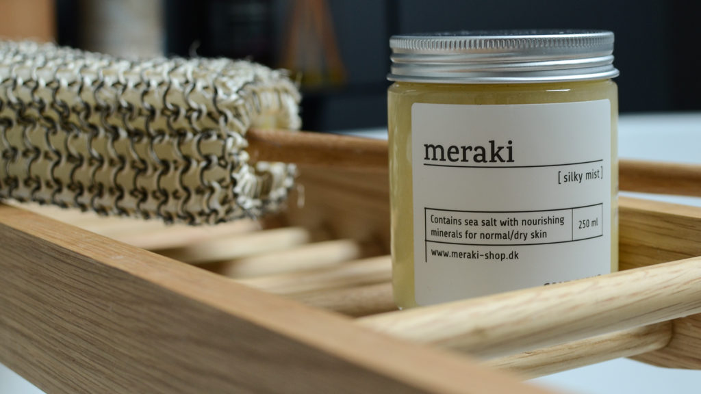 meraki exfoliator and scrub