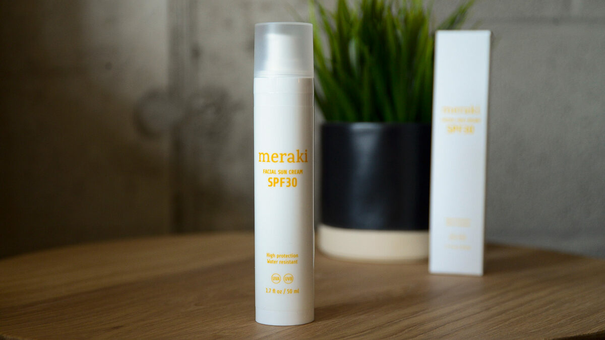 SPF30 organic sun protection face cream by meraki