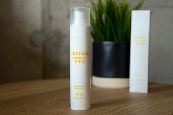 SPF30 organic sun protection face cream by meraki